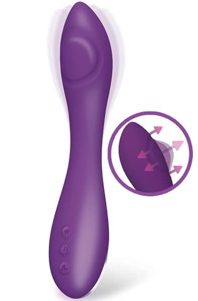 Action G-Spot Flap Pulsation Vibrator G-punktsvibrator