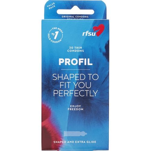 RFSU Profil kondom m beh., 30 st