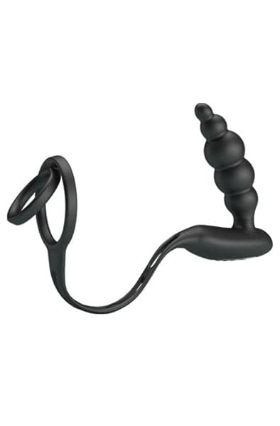 Pretty Love Vibration Penis Sleeve III Black Prostatavibrator
