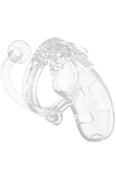 Mancage 10 Chasity Cage With Plug Transparent Kyskhetsbur