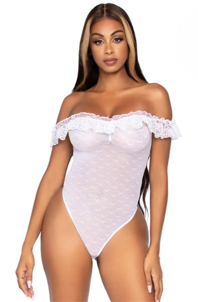 Leg Avenue Off The Shoulder Teddy O/S Teddy