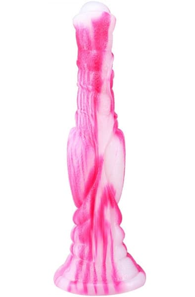 Monster Dildo Long White-Pink 30cm Dragon dildo