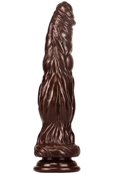 Silicone Dildo Monster Bark Brown 26 cm Monster dildo