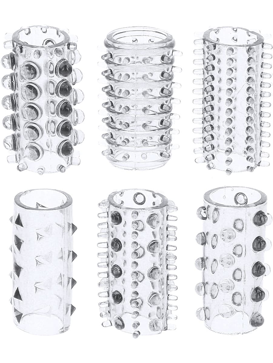 Toy Joy: Power Penis Sleeve Set, transparent