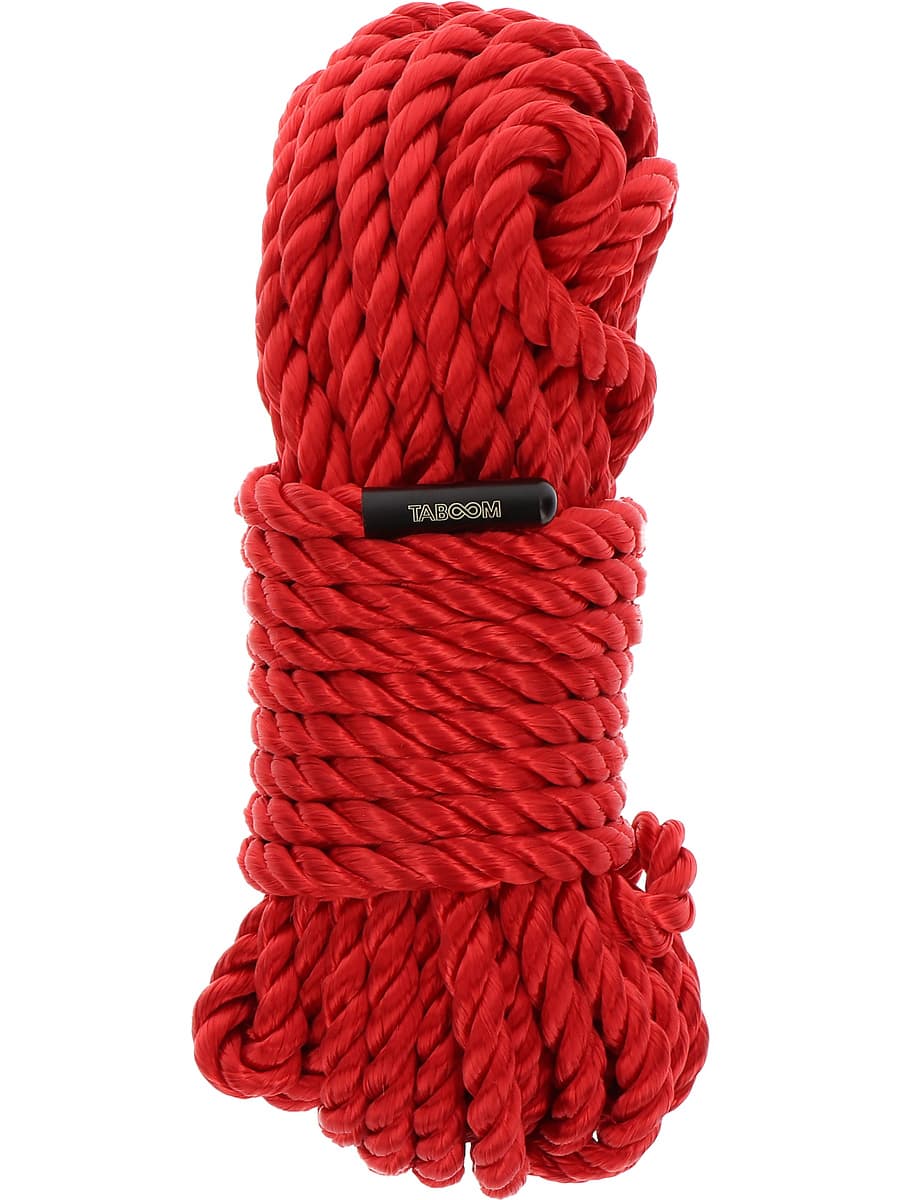 Taboom: Bondage Rope, 10m, röd