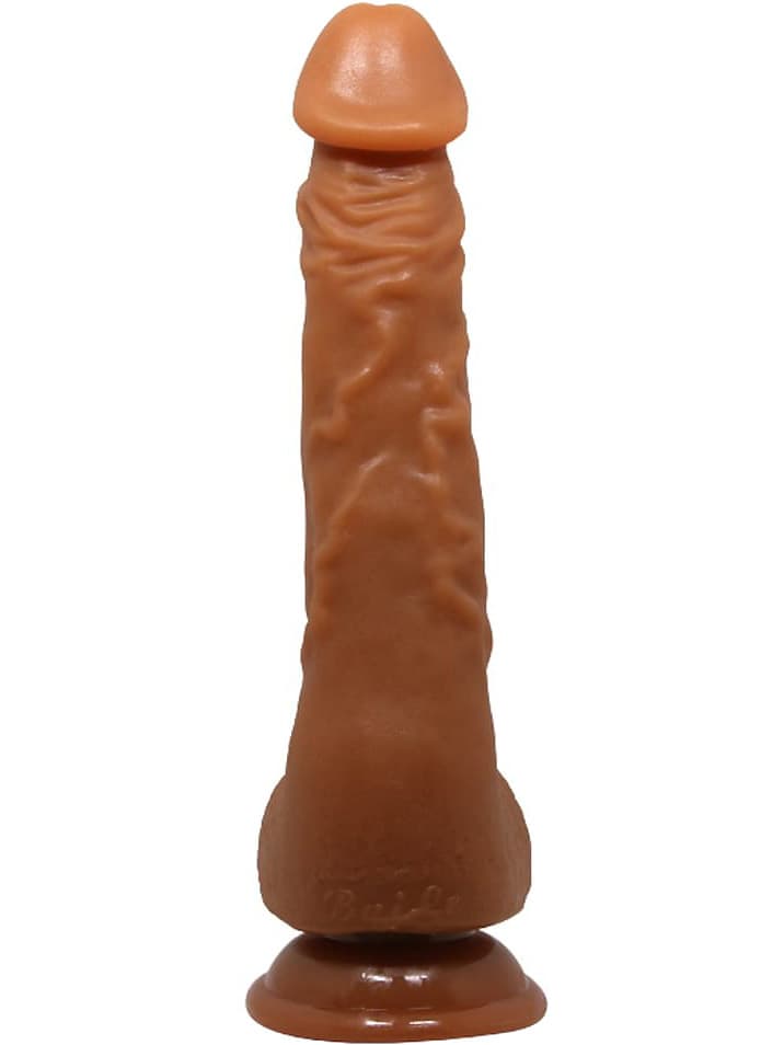 Beautiful Jason: Realistisk Dildo med Sugpropp, 25 cm, mörk