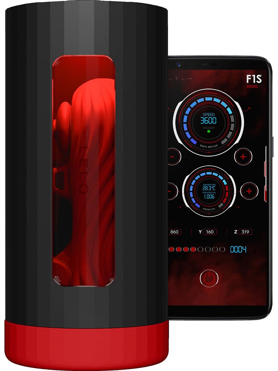 LELO: F1S V3 XL Pleasure Console Masturbator, röd