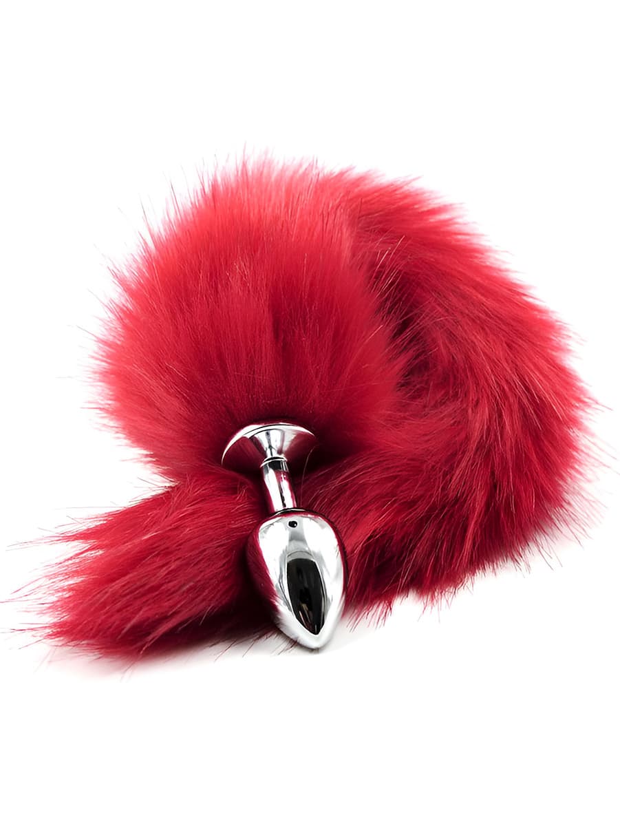 Toyz4Lovers: Fetish Art, Fox Tail Plug, röd
