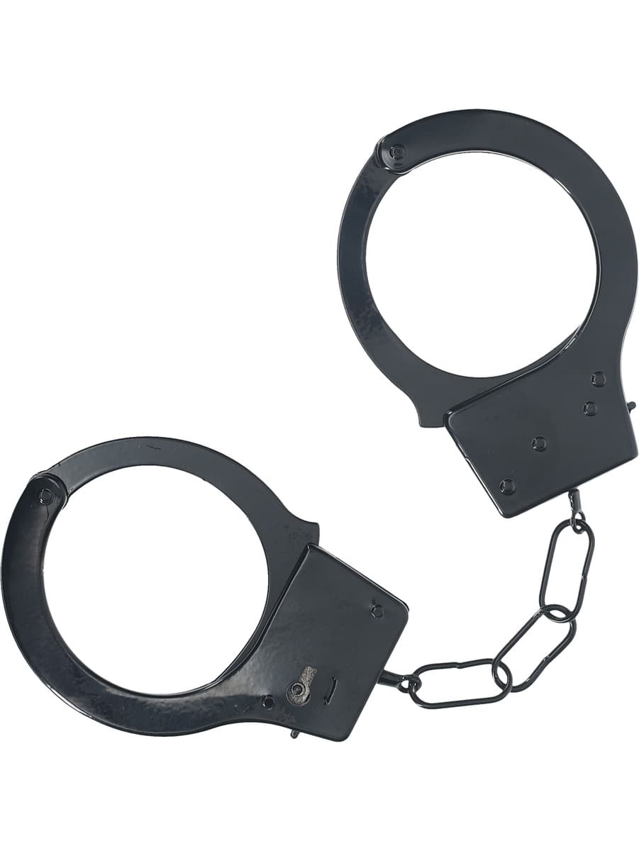 Ouch!: Classic Metal Handcuffs, svart