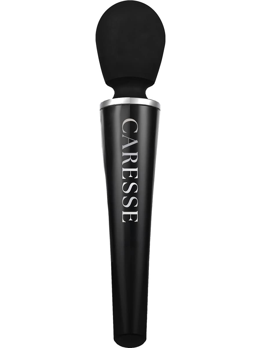 Caresse: Compact Wand Massager, svart