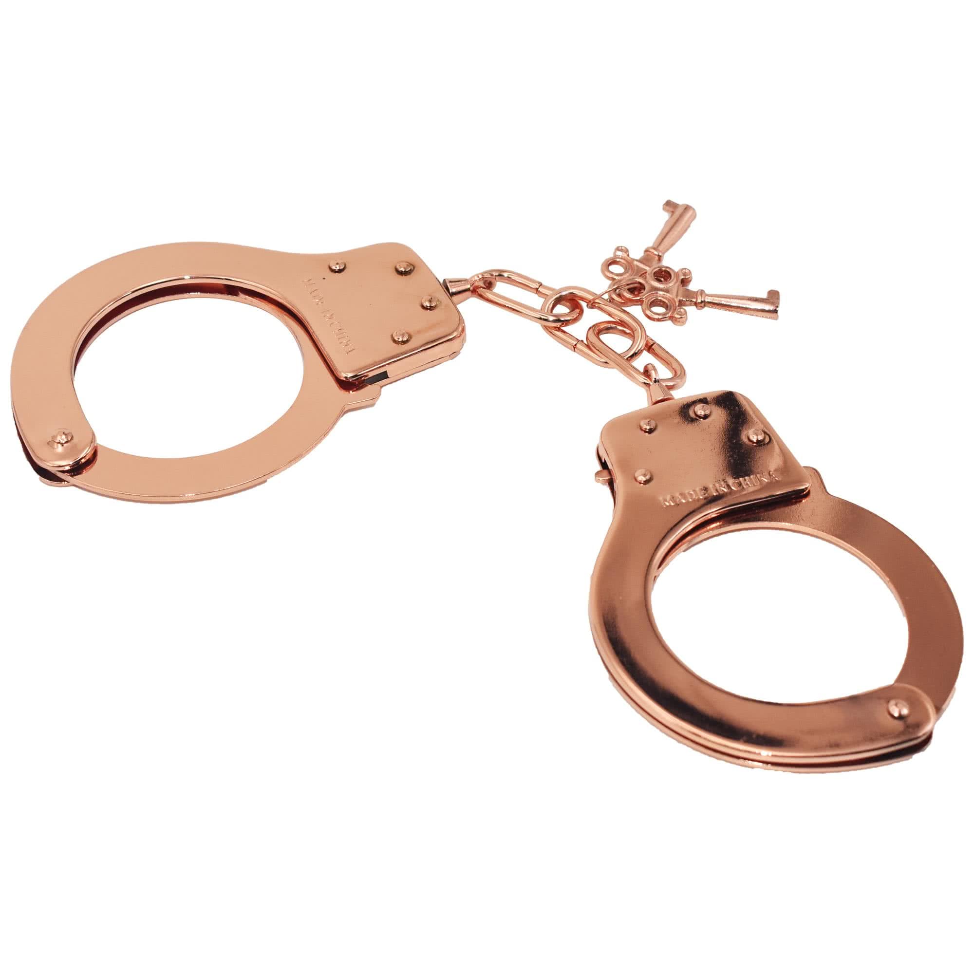 Handcuffs Metal Rose Gold