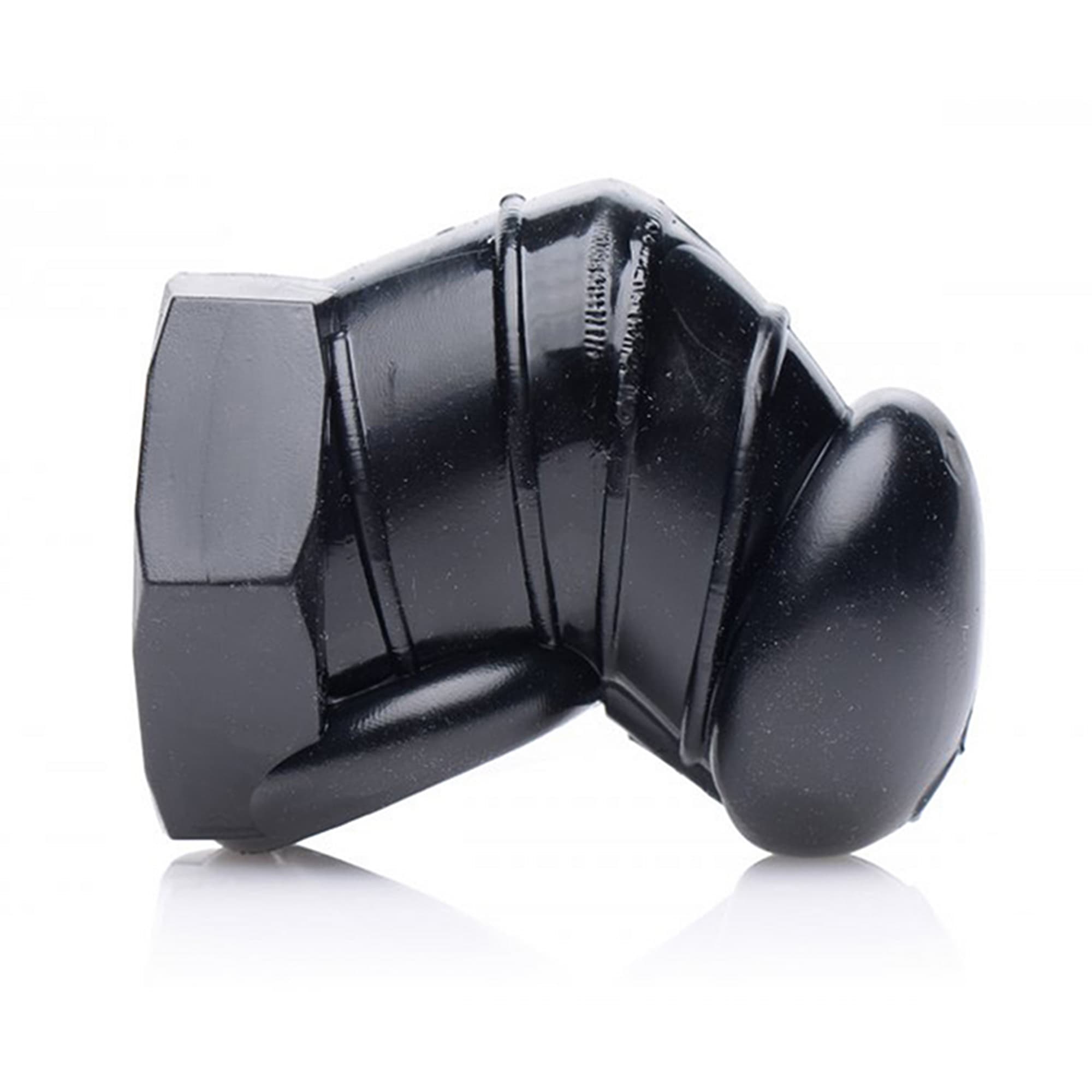 Strict Leather Black Studded Chastity Cage