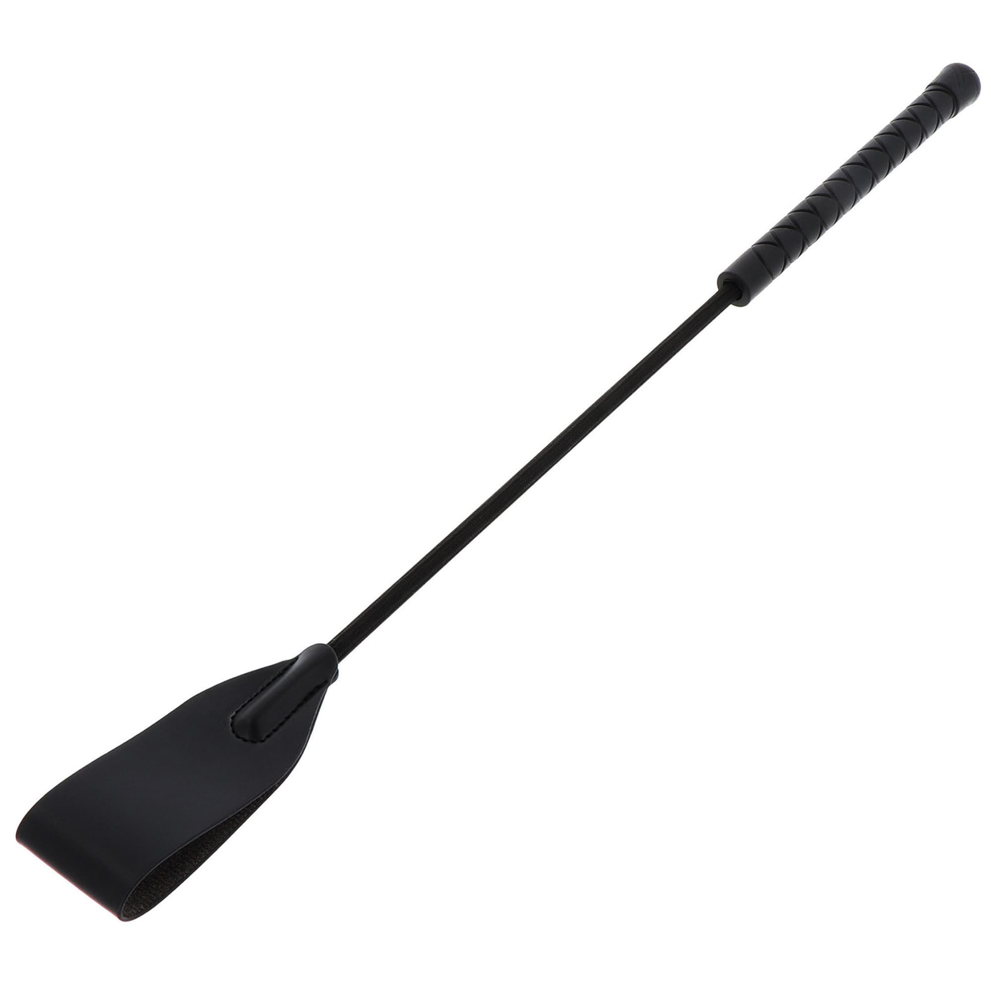 Hidden Desire Extreme Crop Flapper Whip Black