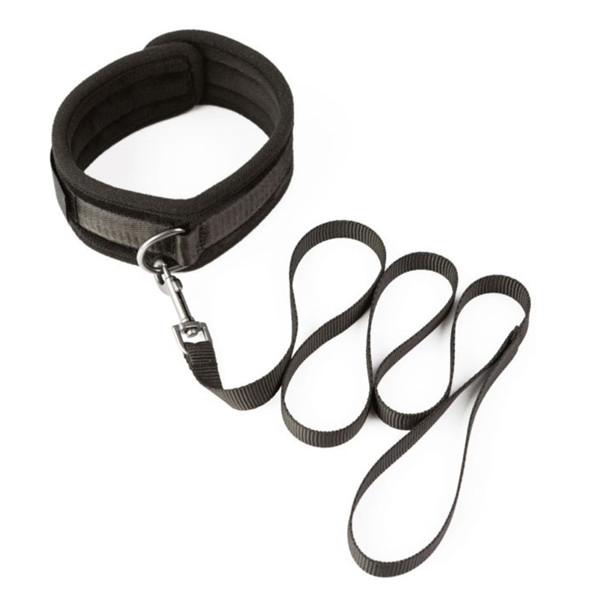 Sei Mio - Halsband med koppel för BDSM-lek