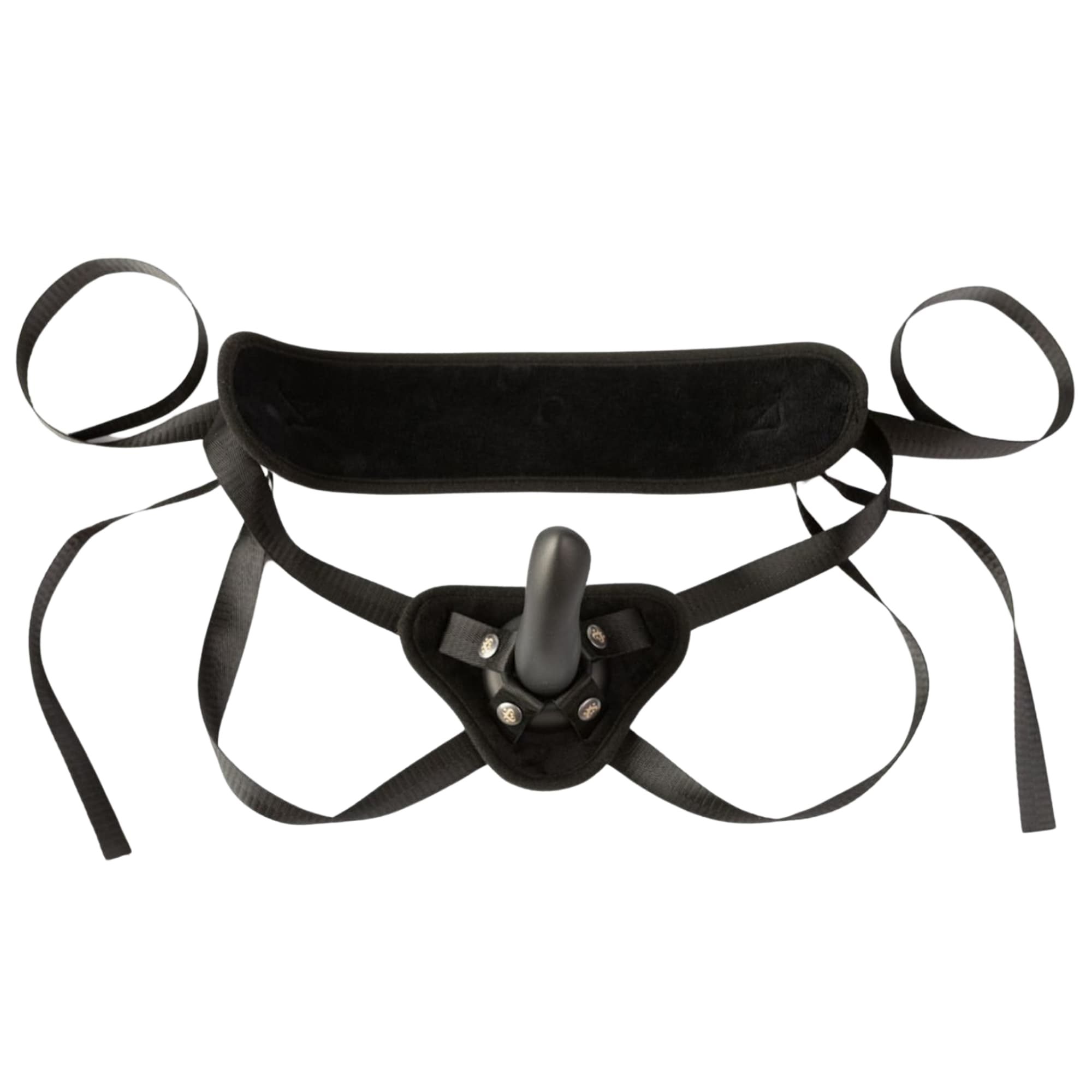 Sei Mio Cocked & Loaded Advanced Strap-On Harness with 6.5"" Dildo