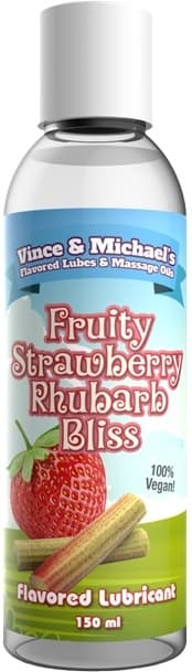 Fruity Strawberry Rhubarb Bliss Smaksatt Glidmedel 150 ml